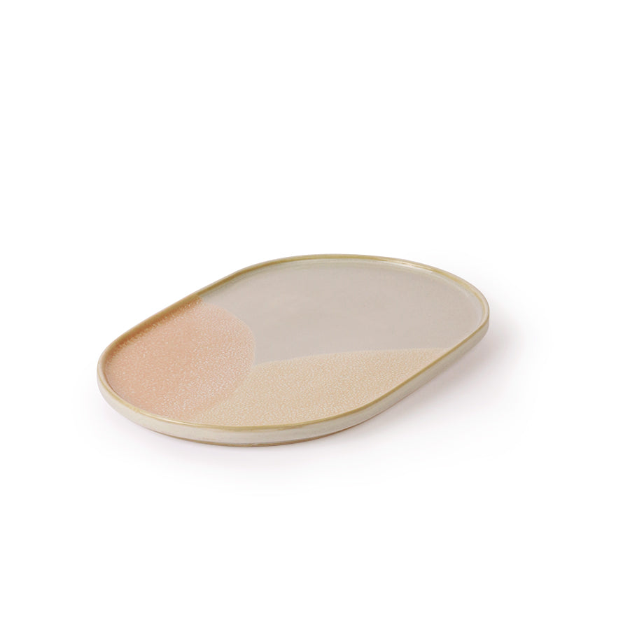 HK living Gallery Ceramics kleiner Teller oval