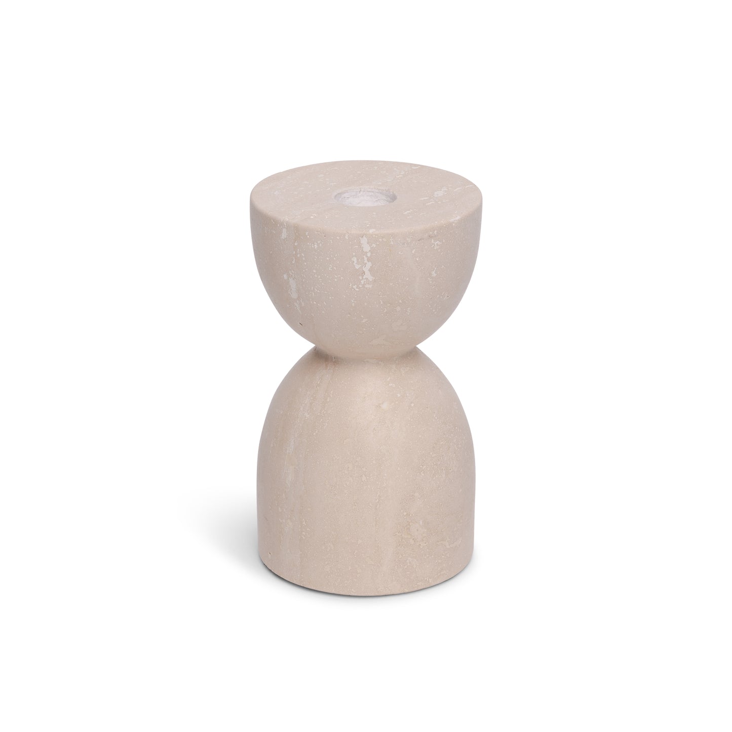 Travertin Design Kerzenhalter Ø8x14cm