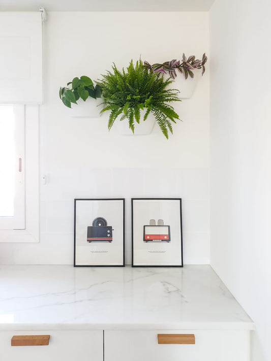 Vertical Pflanzgefäß — Packung mit 3 Pflanzgefäßen