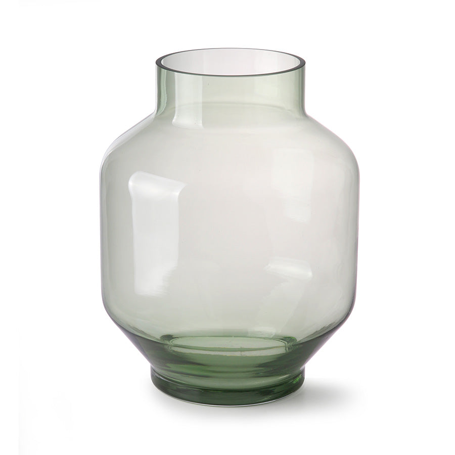 HK living grüne Glas Vase